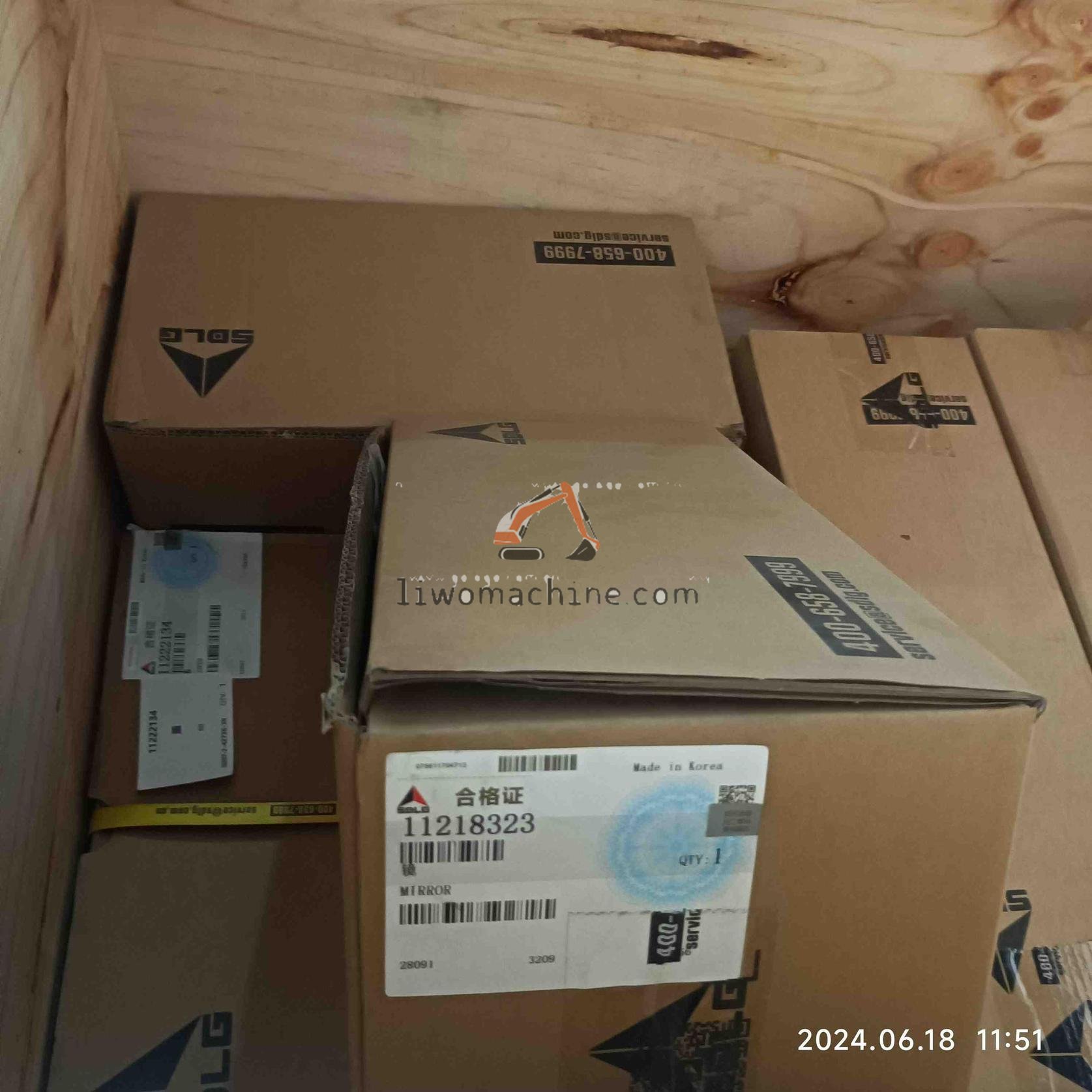 XCMG 11218323 镜 - Professional Construction Machinery Parts