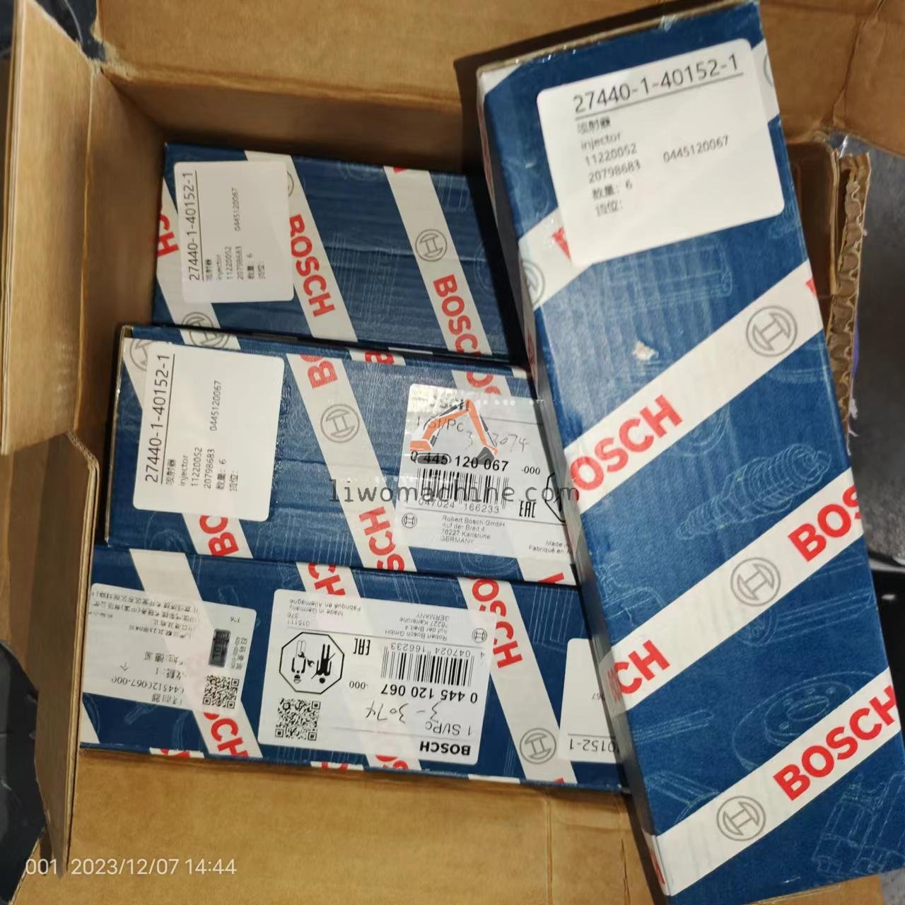 XCMG 11220052 injector - Professional Construction Machinery Parts