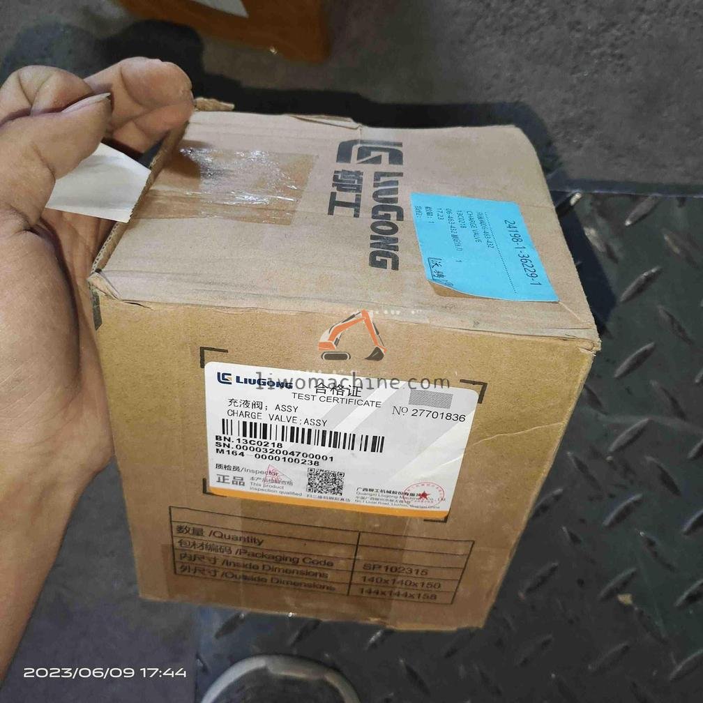 XCMG 13C0218 CHARGE VALVE - Professional Construction Machinery Parts
