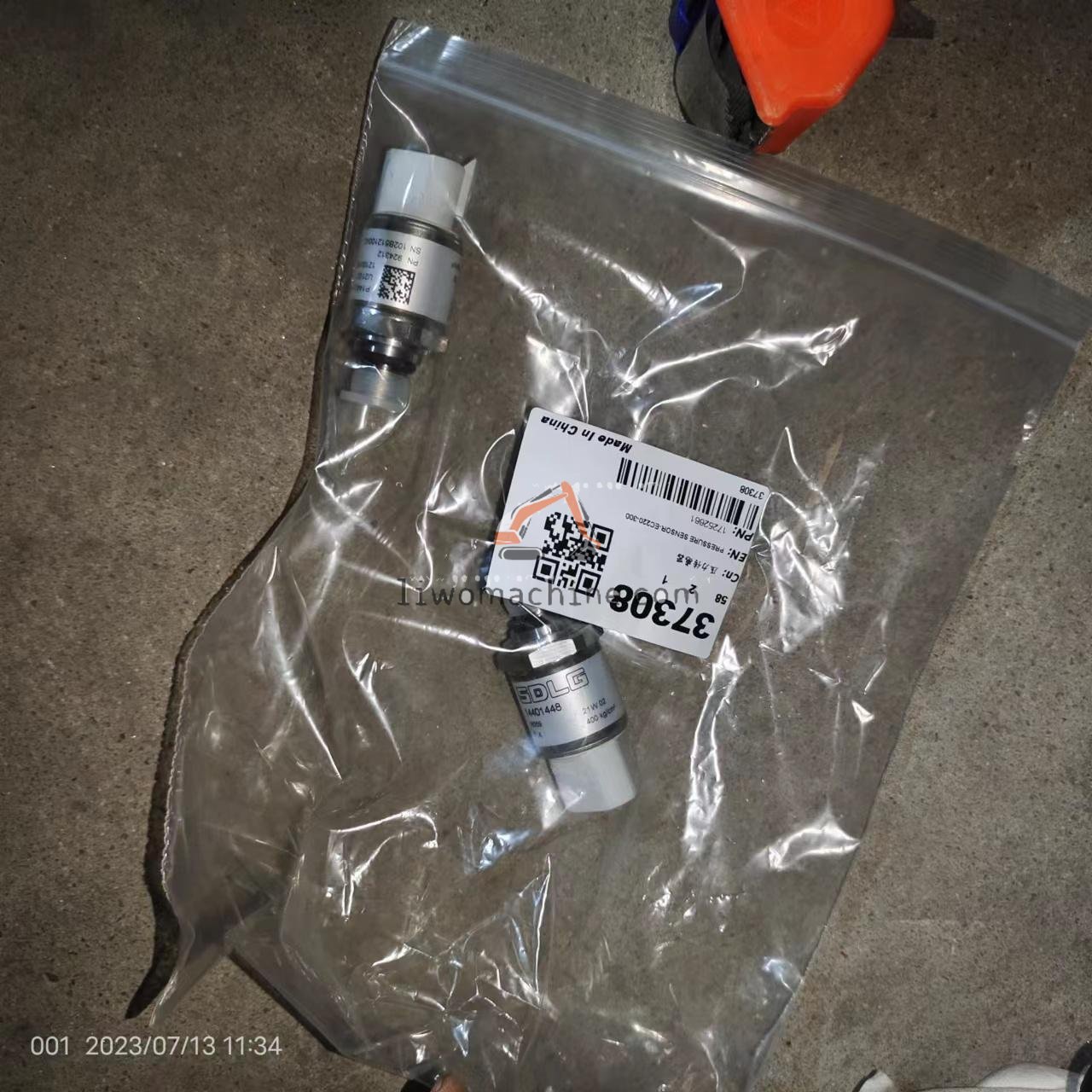 XCMG 14401061 pressure sensor - Professional Construction Machinery Parts