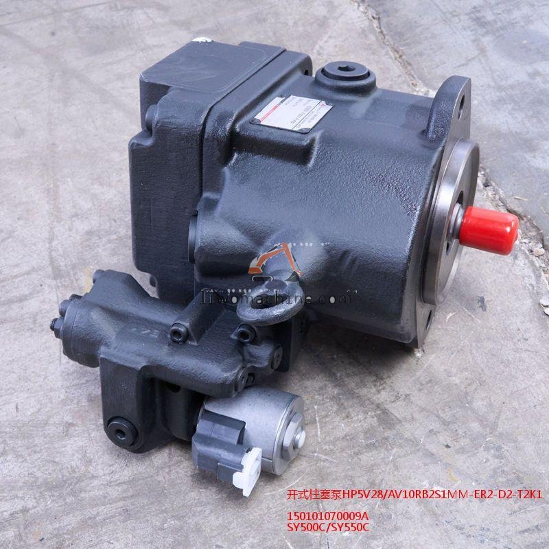 XCMG 150101070009A 开式柱塞泵HP5V28/AV10RB2S1MM-ER2-D2-T2K1 - Professional Construction Machinery Parts