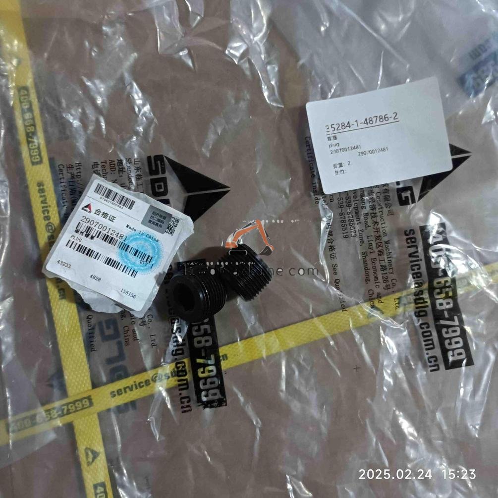 XCMG 29070012481 plug - Professional Construction Machinery Parts