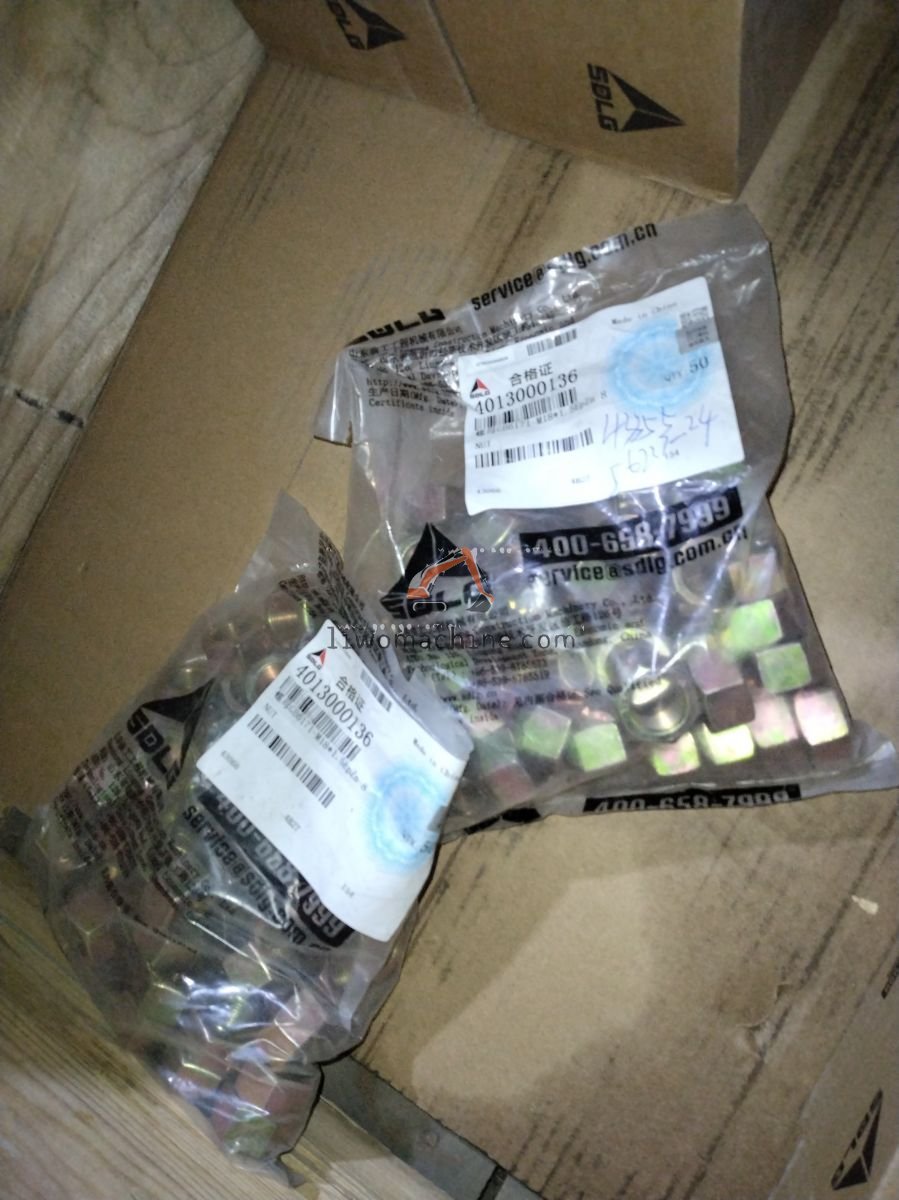 XCMG 4013000136 nut - Professional Construction Machinery Parts