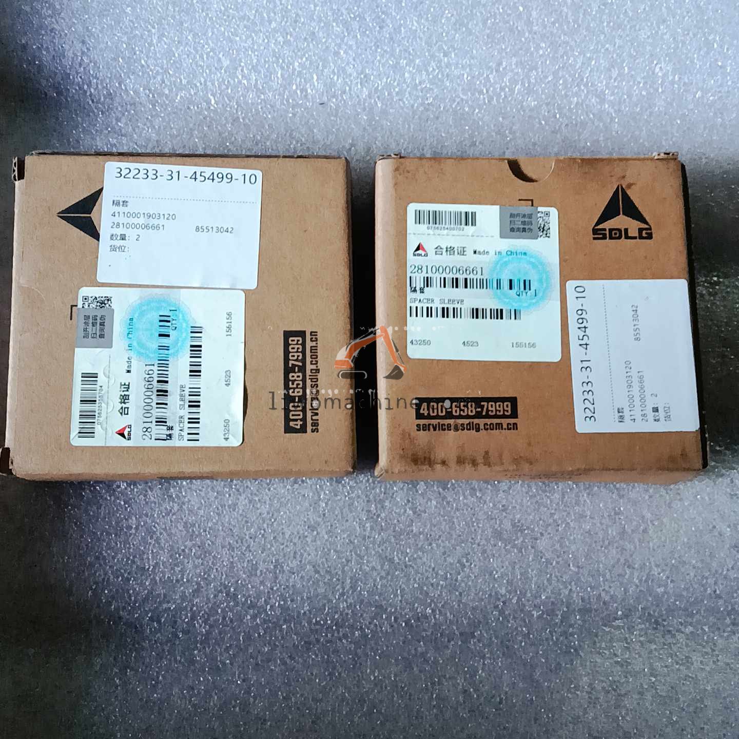 XCMG 4110001903120 隔套 - Professional Construction Machinery Parts