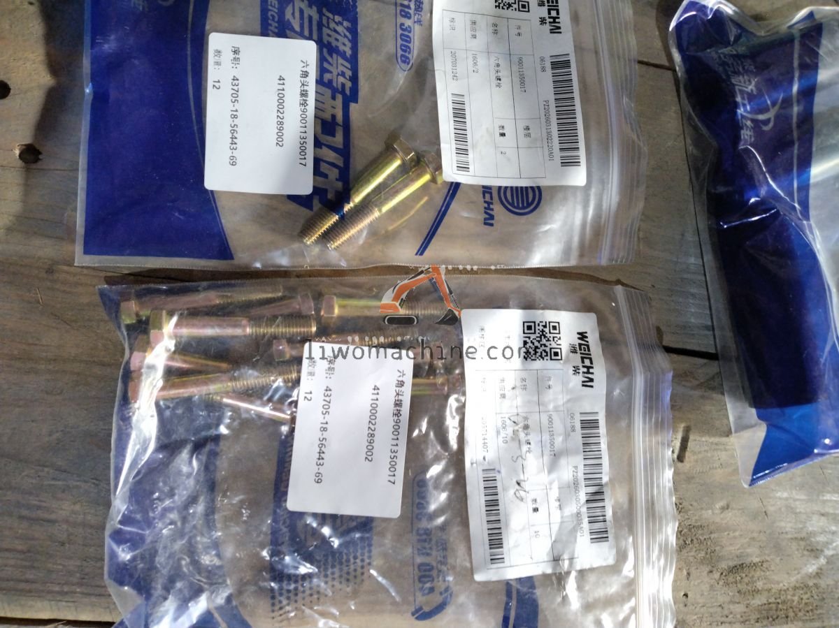 XCMG 4110002289002 六角头螺栓90011350017 - Professional Construction Machinery Parts
