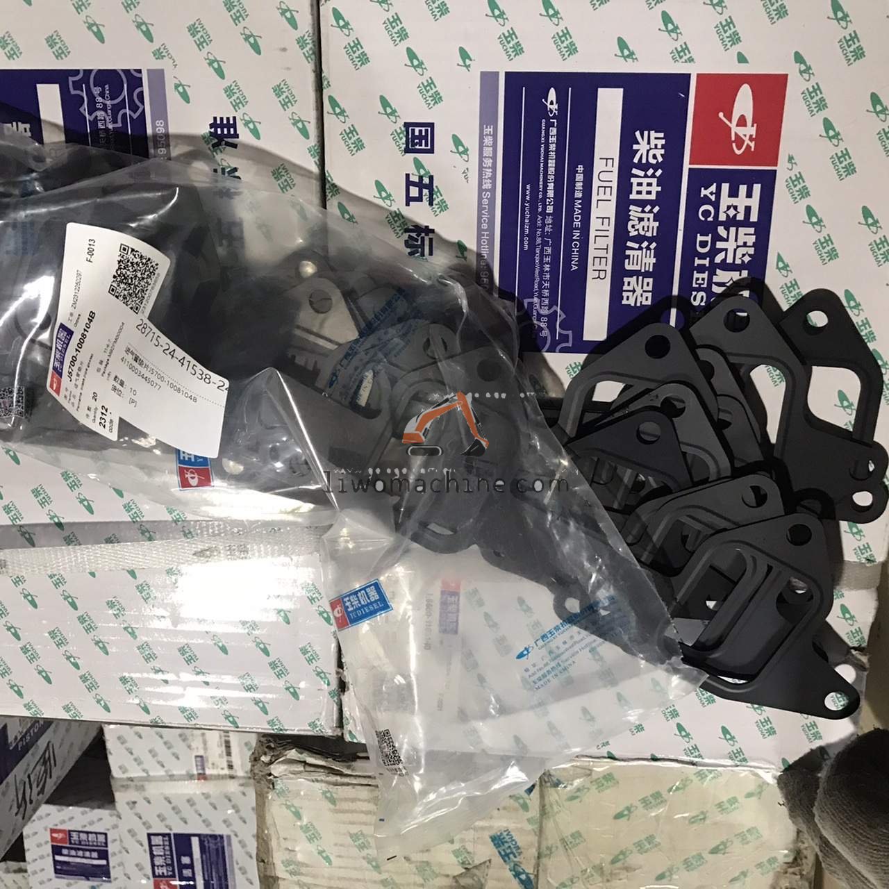 XCMG 4110003445077 进气管垫片J5700-1008104B - Professional Construction Machinery Parts