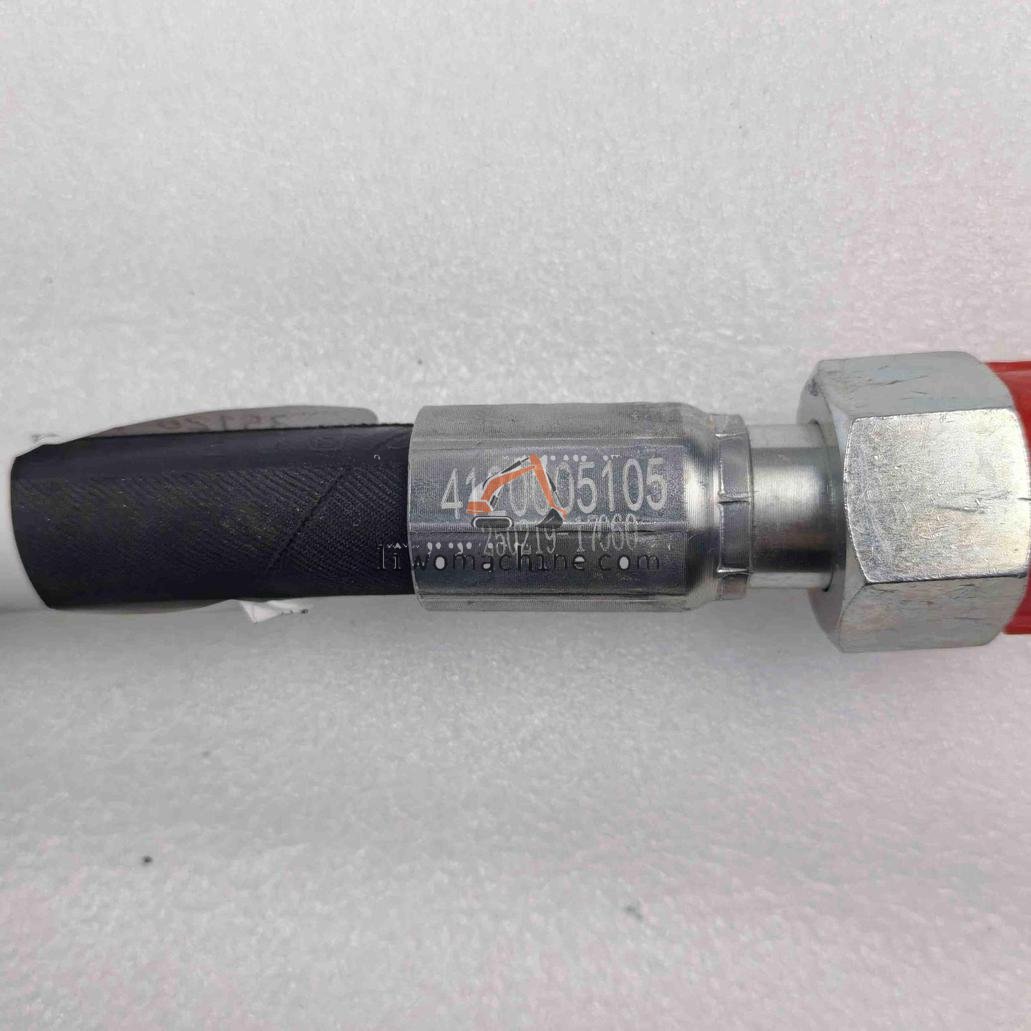 XCMG 4120005105 软管20411-22-06TZ/20441-22-06TZ×FC687-06×1065 - Professional Construction Machinery Parts