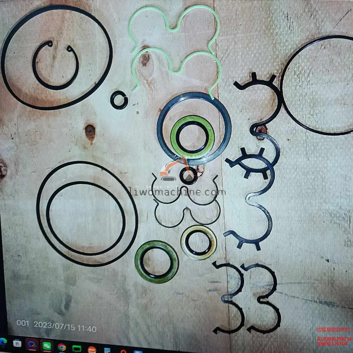 XCMG 4120006298234 齿轮泵密封件包 - Professional Construction Machinery Parts