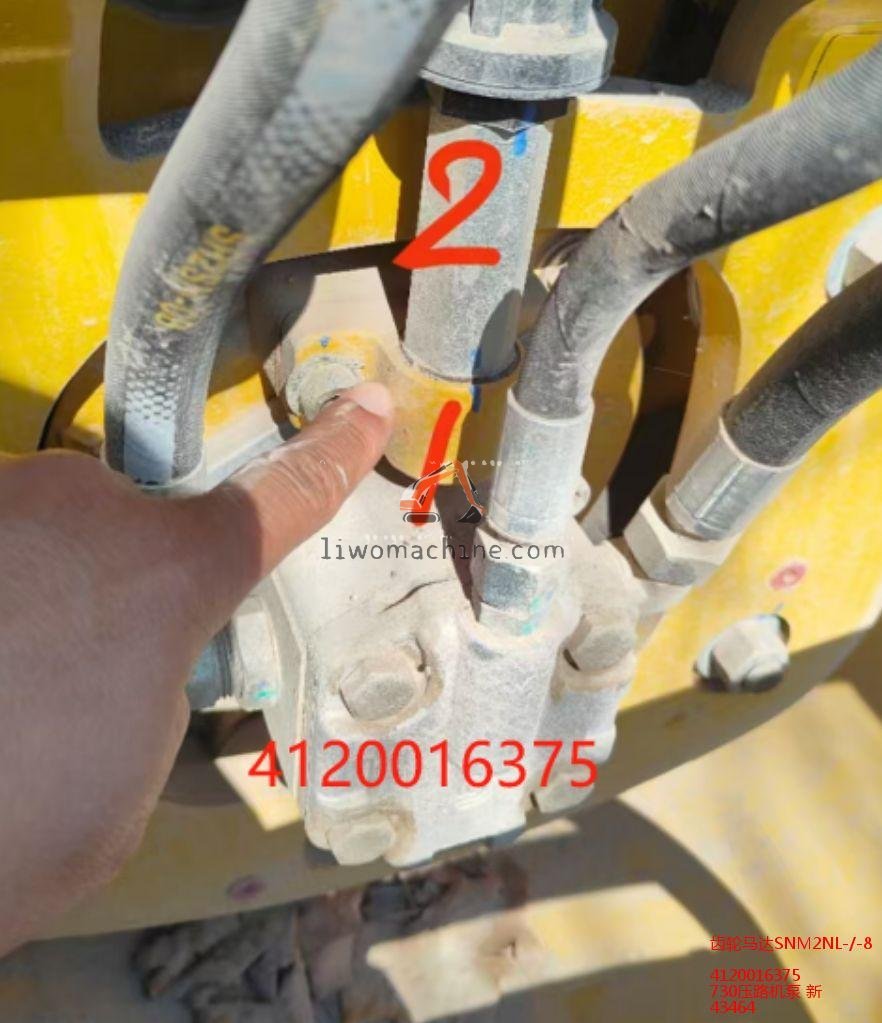 XCMG 4120016375 齿轮马达SNM2NL-/-8 - Professional Construction Machinery Parts