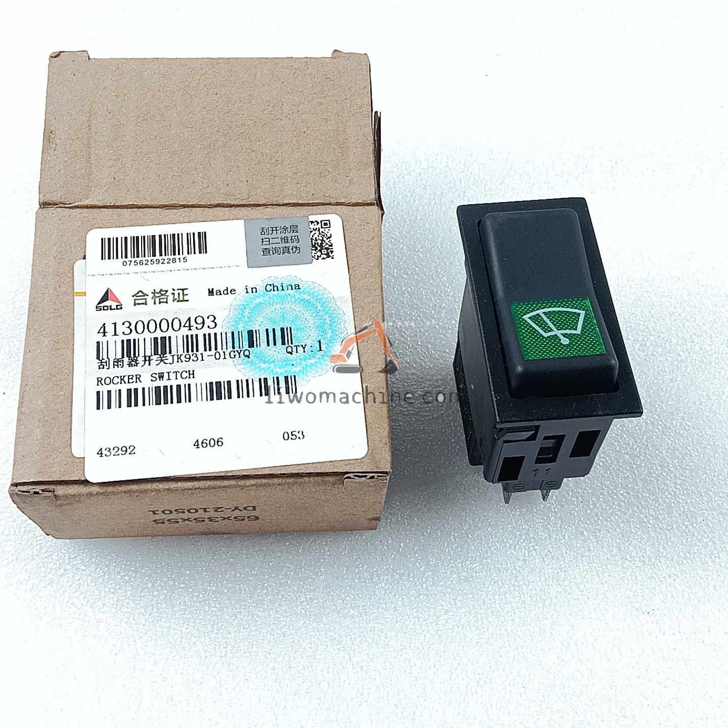 XCMG 4130000493 rocker switch - Professional Construction Machinery Parts