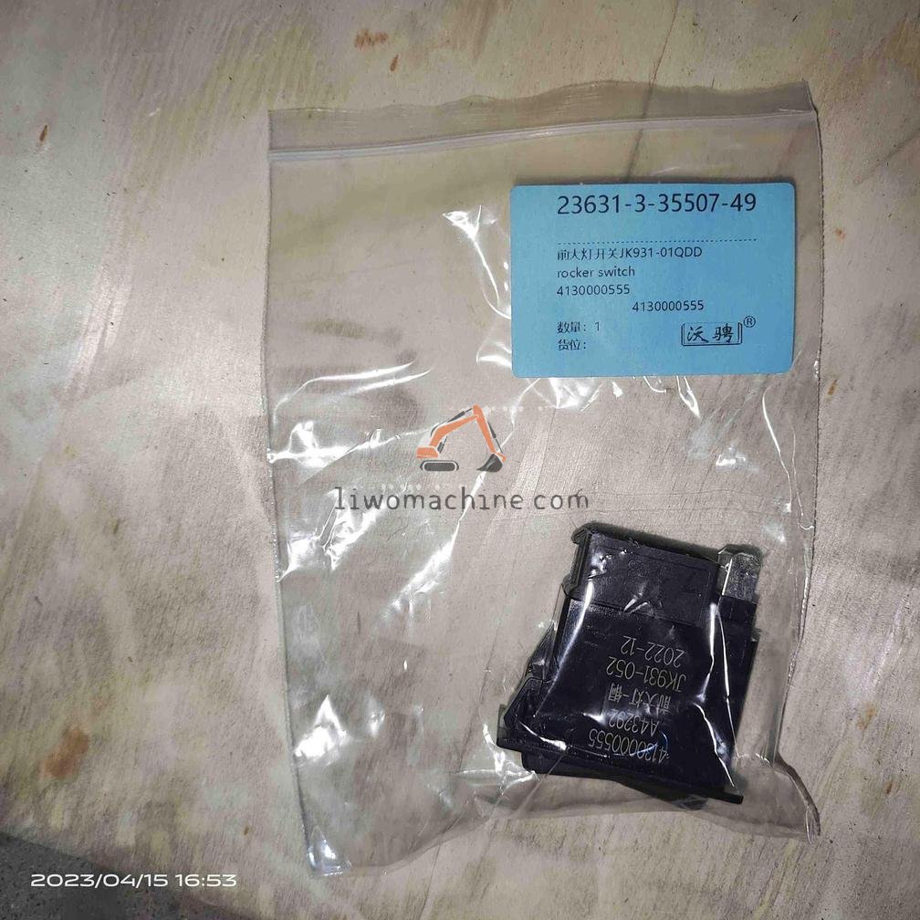 XCMG 4130000555 rocker switch - Professional Construction Machinery Parts