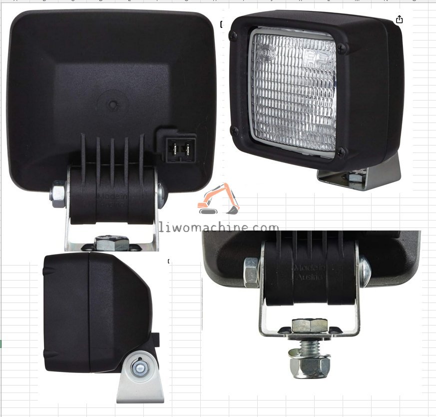 XCMG 4130000743 工作灯1GA996506-007 - Professional Construction Machinery Parts