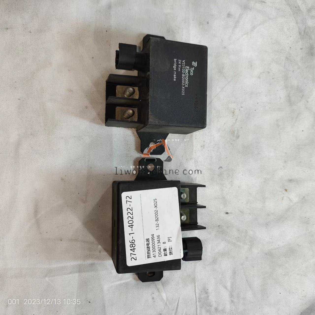 XCMG 4130000994 预热继电器 - Professional Construction Machinery Parts