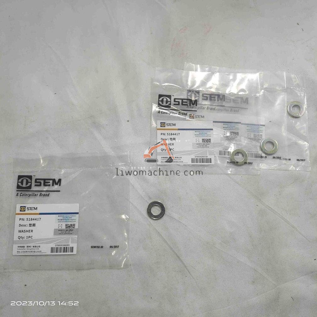 XCMG 5184417 垫圈 GB/T 971 10-300HV WASHER  4 - Professional Construction Machinery Parts