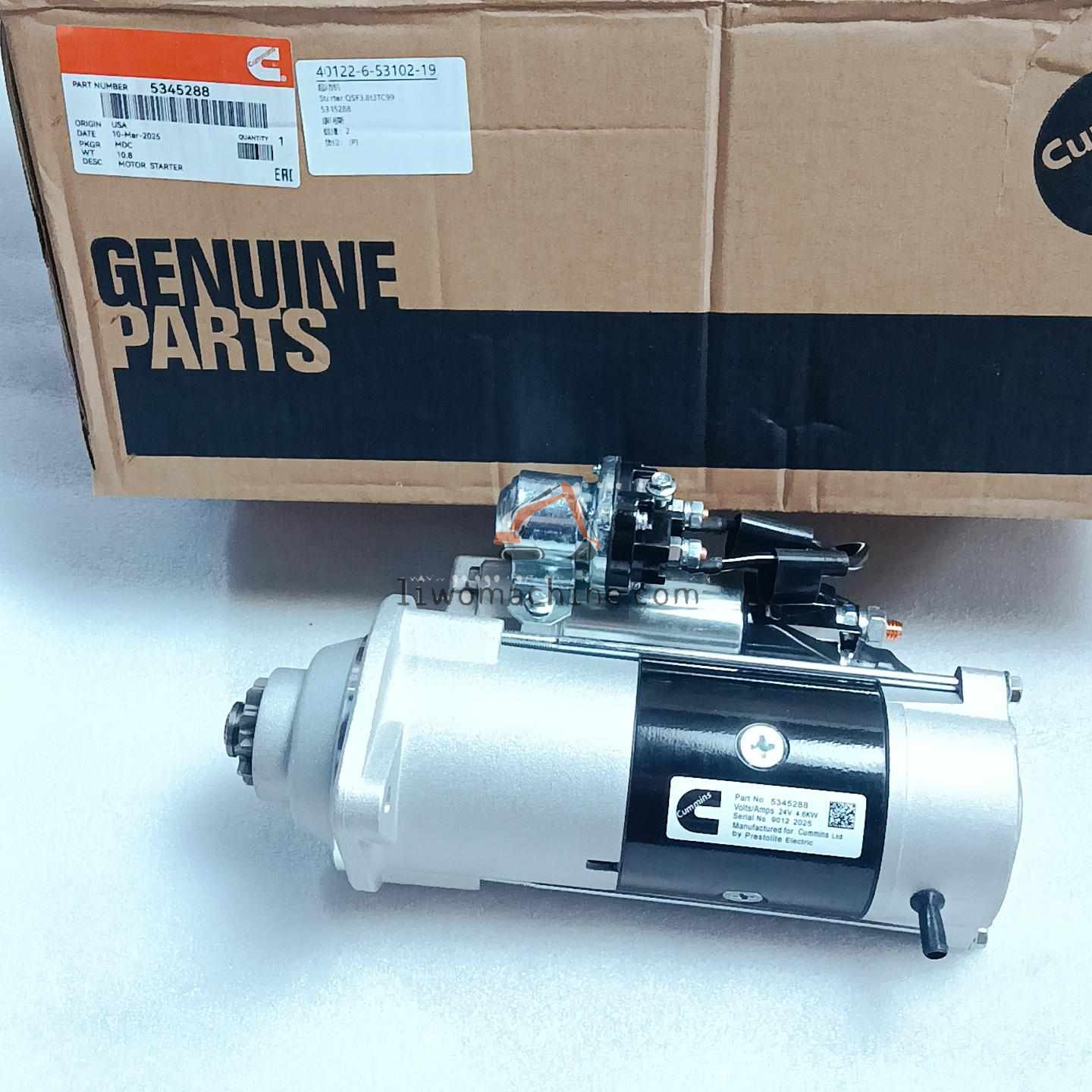 XCMG 5345288 Starter QSF3.8t3TC99 - Professional Construction Machinery Parts