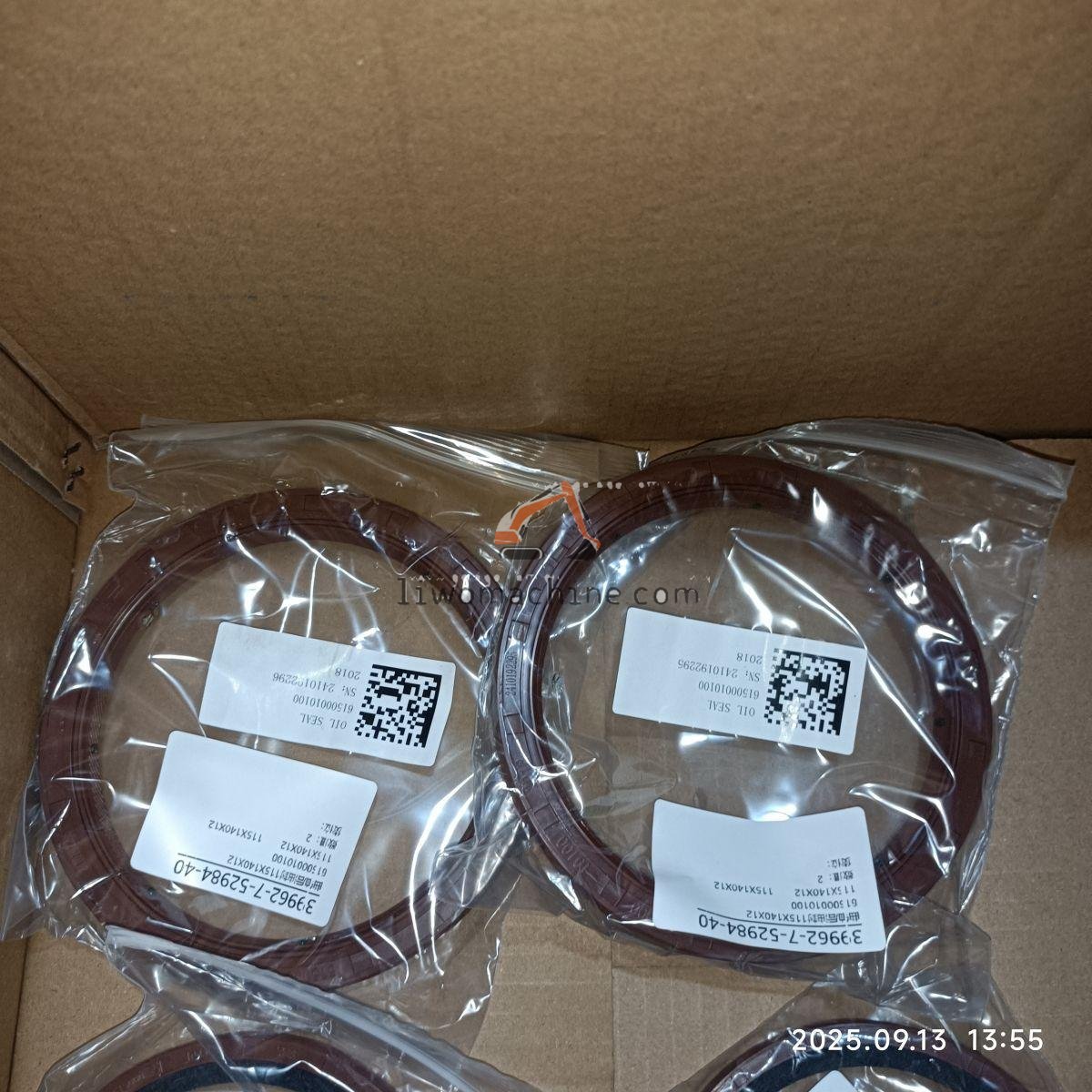 XCMG 61500010100 曲轴后油封115X140X12 - Professional Construction Machinery Parts