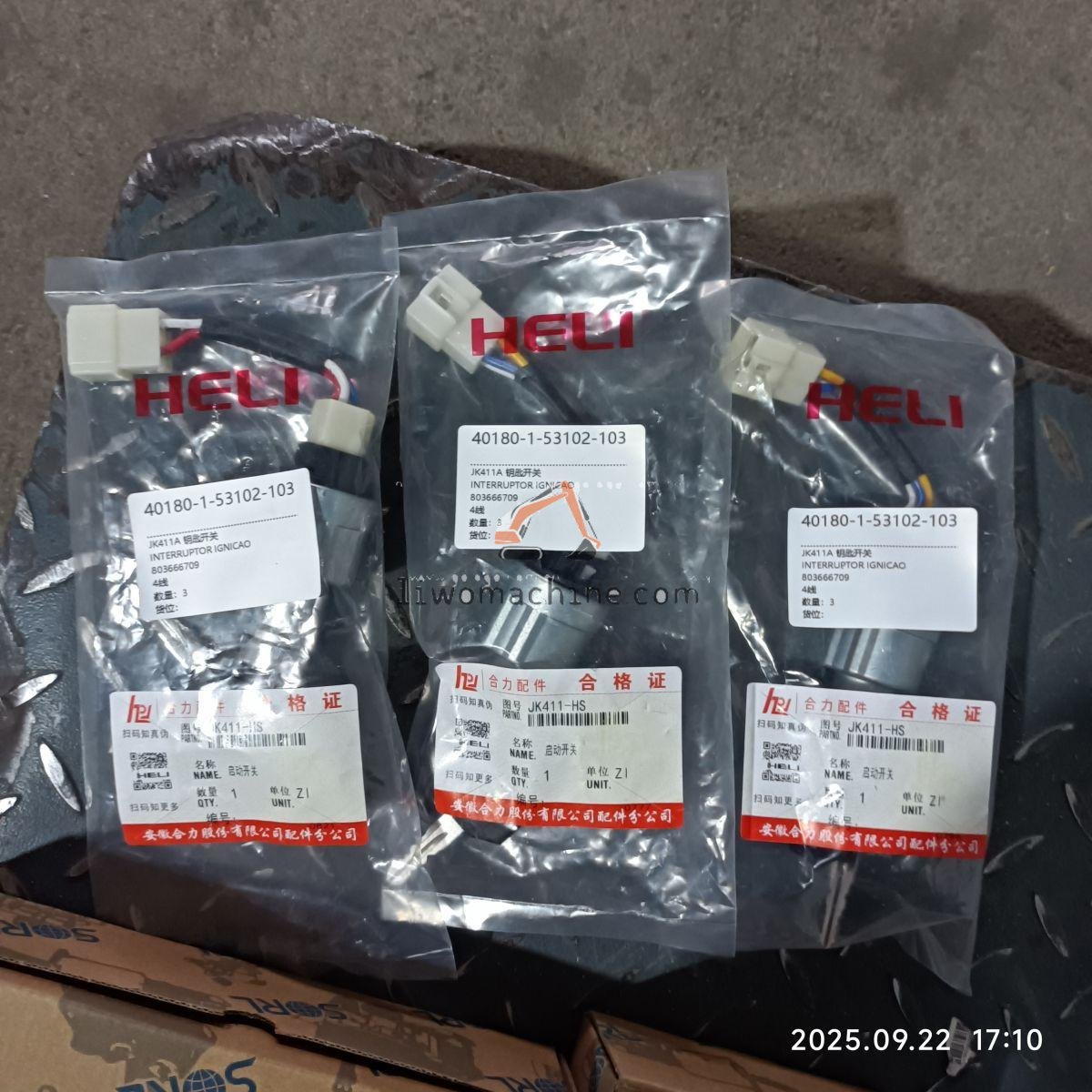 XCMG 803666709 INTERRUPTOR IGNICAO - Professional Construction Machinery Parts