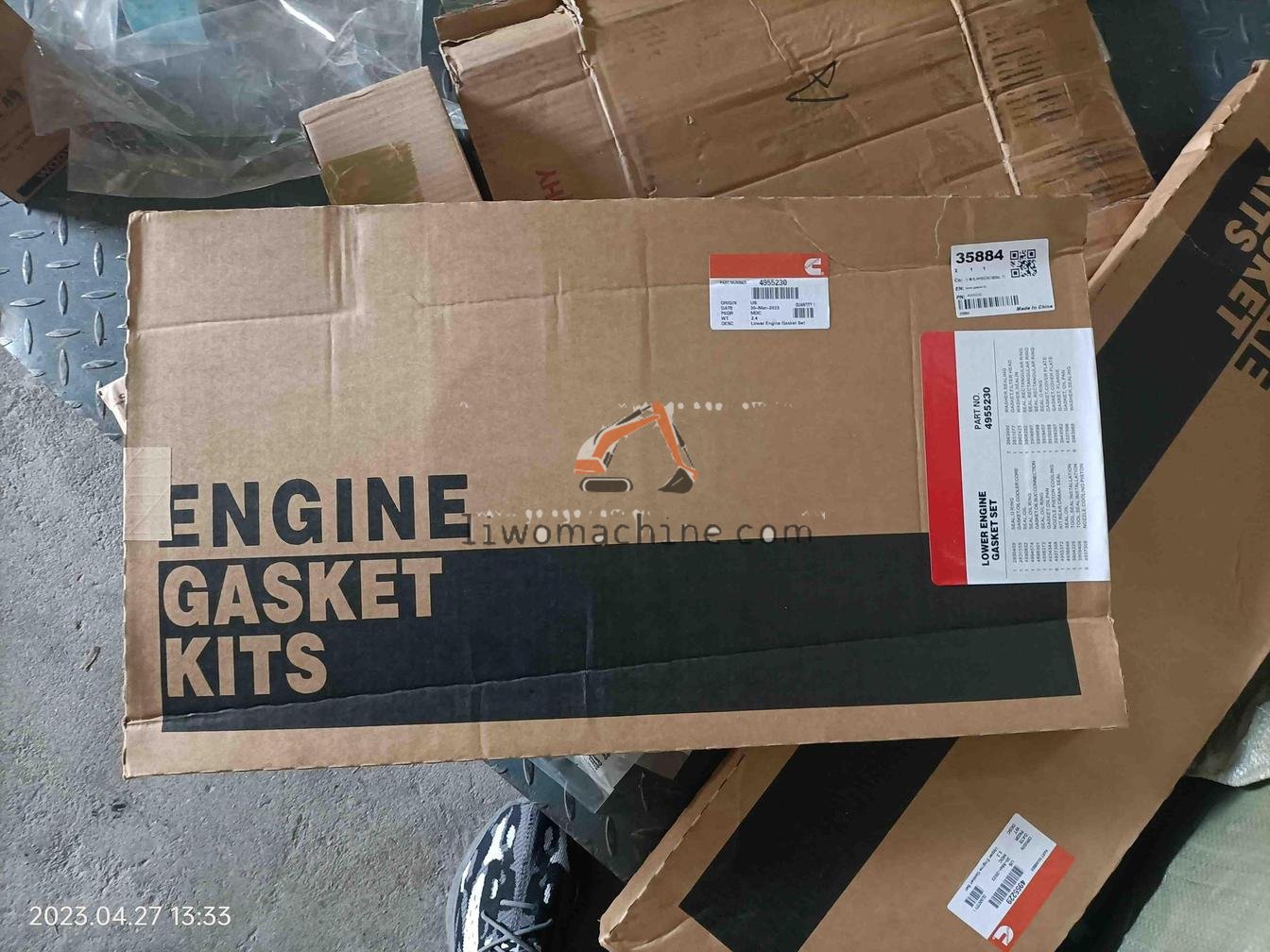 XCMG 860113210 下修包4955230(QSB6.7) - Professional Construction Machinery Parts