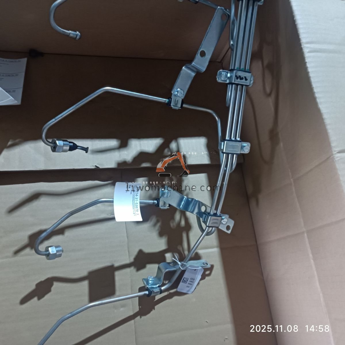 XCMG 860122468 高压油管612600082202(WD615)(备件) - Professional Construction Machinery Parts