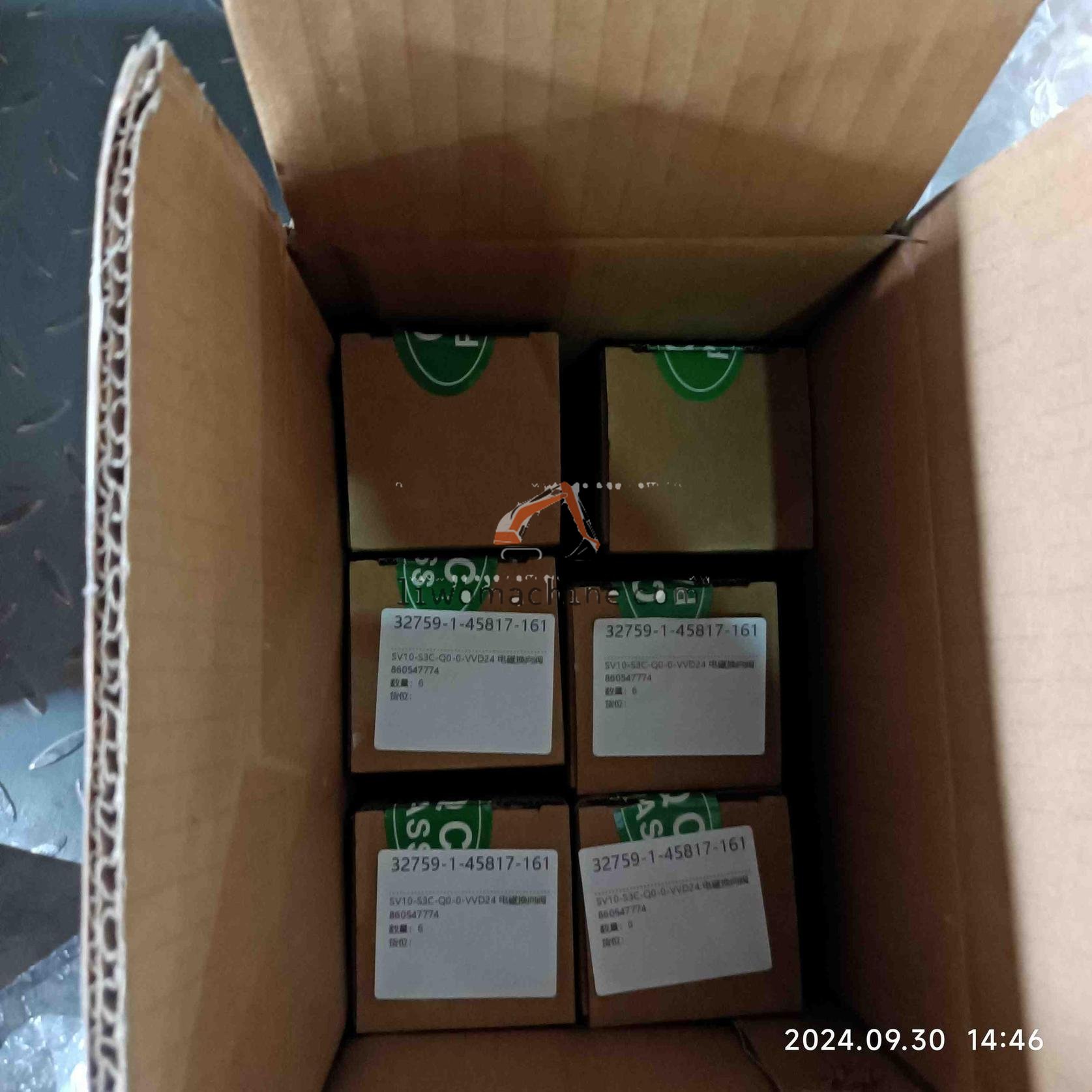 XCMG 860547774 SV10-S3C-Q0-0-VVD24 电磁换向阀 - Professional Construction Machinery Parts