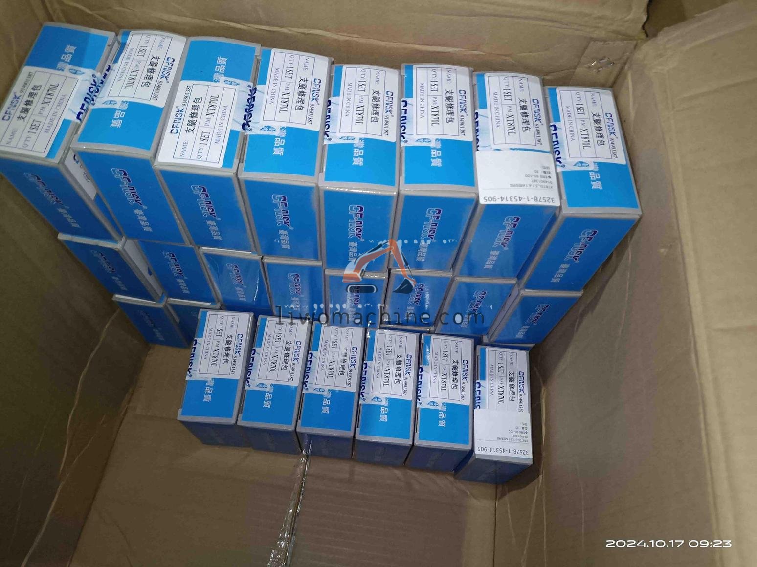 XCMG 914901387 XT870L.3.1.4.1A密封包 - Professional Construction Machinery Parts