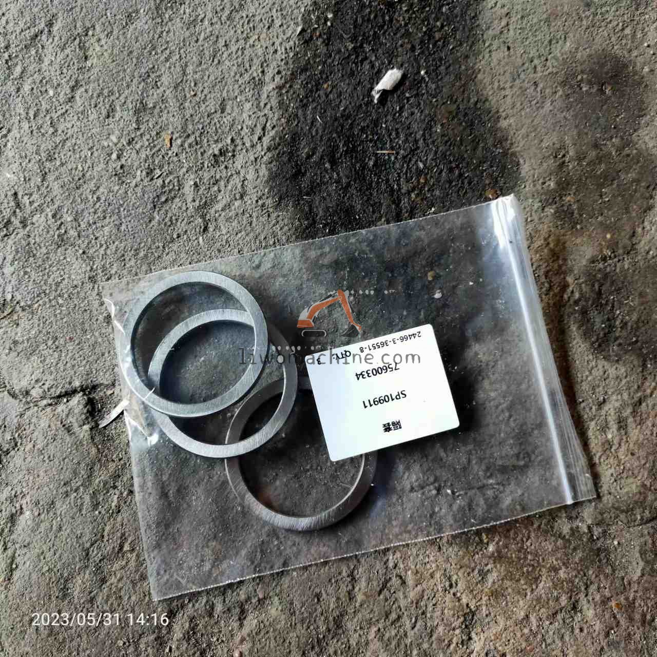 XCMG SP109911 隔套 - Professional Construction Machinery Parts